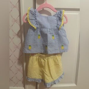 Seersucker Set Toddler Girls 24m Rare Editions